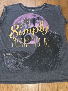 NWT Disney Parks Jack SKELLINGTON & SALLY Graphic T. Sz XXL. DDCP